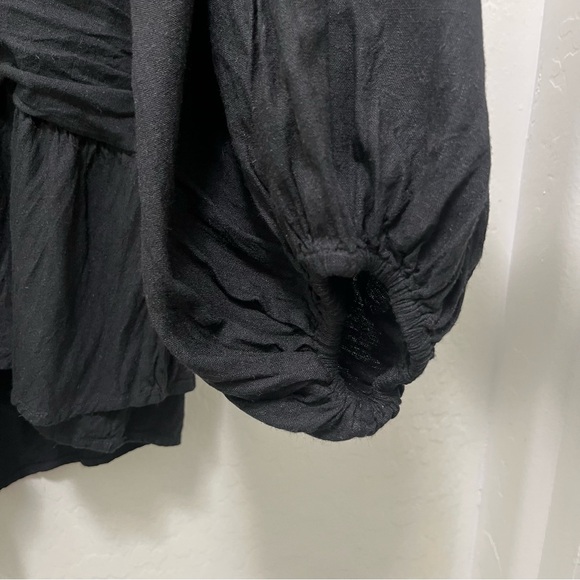 Free People Carson Drop-Waist Romper Linen Blend - Picture 6 of 9